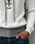Cornelia | Kabeltrui met Veterdetail