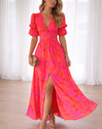 Paloma - Maxi Jurk met Pofmouwen