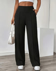 Fee | Comfortabele Wide-Leg Broek met Hoge Taille