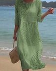 Améliane™ — Elegante midi-jurk met delicate details