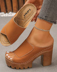 Hilde | Orthopedische sandalen met hoge hak en open tenen