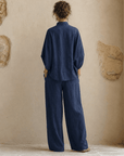 Malin | Tweedelige Set met Wijde broek