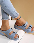 Julia | Orthopedische sandalen voor hielspoor, brede voeten & artrose