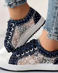 Mireille | Elegante Bloemen Sneakers