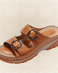 Julia | Orthopedische sandalen voor hielspoor, brede voeten & artrose