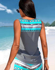 Márcia - Tankini met geometrische print