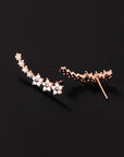 Tijdloze bloemenoorbellen