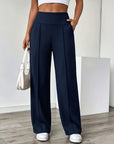 Fee | Comfortabele Wide-Leg Broek met Hoge Taille