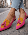 Marrit | Elegante Slingback Loafers met Franje
