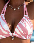 Bikini met geometrisch patroon in BH-stijl
