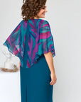 Jolanda - Chique knielange Chiffon Jurk