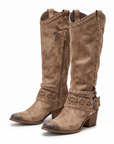 Laurette | Westernlaarzen met gespen