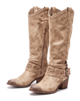Laurette | Westernlaarzen met gespen