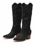 Laurette | Westernlaarzen met gespen