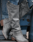 Laurette | Westernlaarzen met gespen