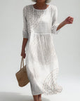 Améliane™ — Elegante midi-jurk met delicate details