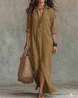 Trudy | Flatterende Maxi Jurk
