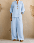 Malin | Tweedelige Set met Wijde broek