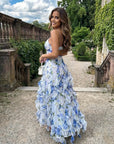 Cyranne - Maxi-jurk met bloemenprint en volants