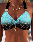 Gabriëlle | Bikini met Verlooplijnenpatroon