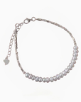 Madreperla Platte Parel Armband