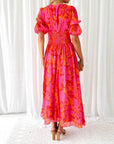 Paloma - Maxi Jurk met Pofmouwen