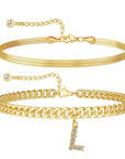 Ariane - Enkelketting met letter - een ideaal cadeau!