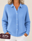 Amber – Dé gebreide cardigan met knoopsluiting