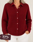 Amber – Dé gebreide cardigan met knoopsluiting