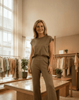 Anja - Comfortabele Zomer Lounge Co-ord Set
