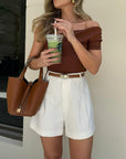 Marloes - Stijlvolle high waist short