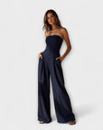 Kiora™ | Elegante jumpsuit zonder schouderbanden