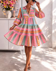 NOVA | Levendige Midi-jurk met Luchtig Comfort voor het Weekend
