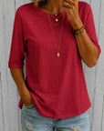 Eefje | Comfort T-Shirt met Extra Armbedekking