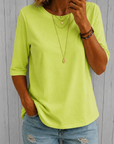 Eefje | Comfort T-Shirt met Extra Armbedekking