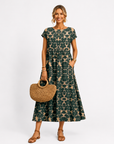 Florene | Zomerjurk met korte mouwen