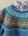 Kaylee™ | Klassieke Vintage Gebreide Trui