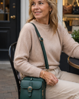Irma | Compacte Leer-Look Schoudertas voor Dames