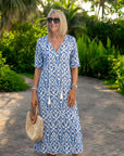 Luna | Midi jurk in een ontspannen boho-stijl
