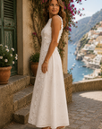 Della | Elegante Maxi Jurk met Borduursels