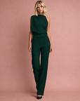 Lieke | Mouwloze Jumpsuit Met Wijde Pijpen