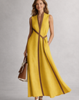 Celeste - Elegante Maxi Jurk met Kleurblokdetails