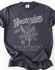 Amsterdam Bloemenmarkt - Comfort Colors Relaxed Fit Premium T-shirt