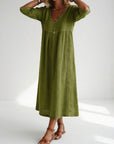 Lioréa™ — Elegante, casual midi jurk
