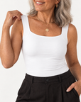 Jet | U-hals Shapewear Tanktop met Ingebouwde Beha