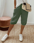 Julia | Katoen linnen Dames Shorts - 1+1 Gratis