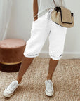 Julia | Katoen linnen Dames Shorts - 1+1 Gratis