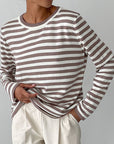 Lumi | Gestreepte zachte longsleeve