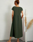 Gabrielle™ — Midi jurk met tijdloze elegante stof