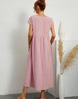 Gabrielle™ — Midi jurk met tijdloze elegante stof